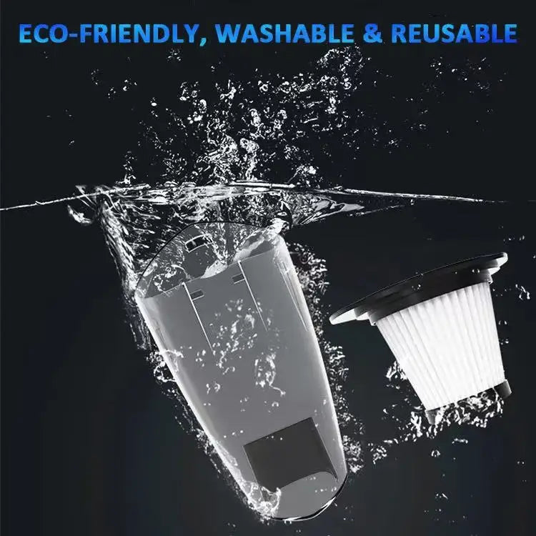 Hordozható vezeték nélküli porszívó erős szívóerővel, újratölthető kézi porszívó gyorstöltéssel