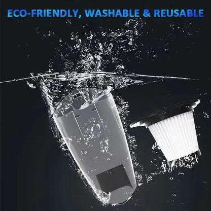 Hordozható vezeték nélküli porszívó erős szívóerővel, újratölthető kézi porszívó gyorstöltéssel